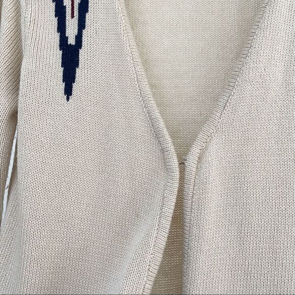 XXI Boho Aztec  Vintage Fringe Sweater Cardigan Jacket S - Picture 3 of 7